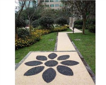 建造“海绵城市”之透水胶筑石路面胶水